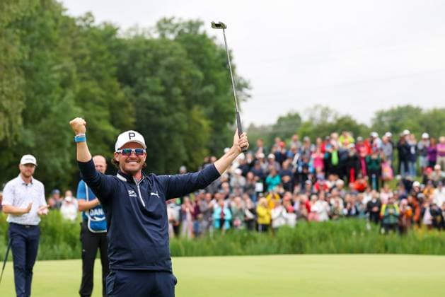 Sieger der 35. BMW International Open, Ewen Ferguson (SCO), BMW International Open 2024, Golf, DP World Tour, Herren, Finale, 07.07.2024 Moosinning Bayern Deutschland