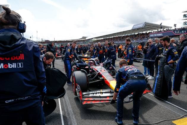 1 Max Verstappen (NLD, Oracle Red Bull Racing), F1 Grand Prix of Great Britain at Silverstone Circuit on July 7, 2024 in Silverstone, Great Britain. (Photo by HOCH ZWEI) Silverstone Great Britain
