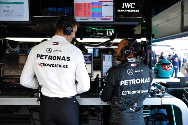 44 Lewis Hamilton (GBR, Mercedes-AMG Petronas F1 Team), F1 Grand Prix of Great Britain at Silverstone Circuit on July 7, 2024 in Silverstone, Great Britain. (Photo by HOCH ZWEI) Silverstone Great Britain