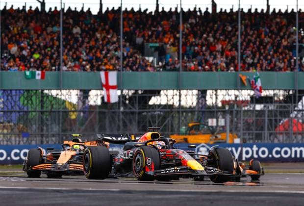 1 Max Verstappen (NLD, Oracle Red Bull Racing), F1 Grand Prix of Great Britain at Silverstone Circuit on July 7, 2024 in Silverstone, Great Britain. (Photo by HOCH ZWEI) Silverstone Great Britain
