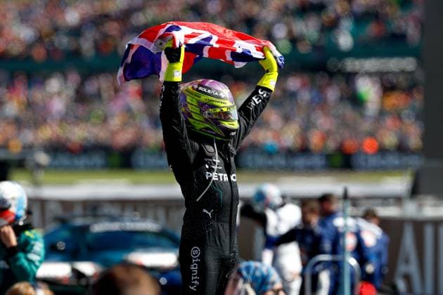 44 Lewis Hamilton (GBR, Mercedes-AMG Petronas F1 Team), F1 Grand Prix of Great Britain at Silverstone Circuit on July 7, 2024 in Silverstone, Great Britain. (Photo by HOCH ZWEI) Silverstone Great Britain