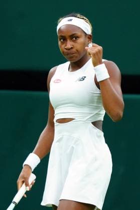Coco Gauff during her fourth round match Wimbledon Tennis Championships, Day 7, The All England Lawn Tennis and Croquet Club, London, UK - 07 Jul 2024  Copyright: xJavierxGarcia Shutterstockx 14575058go