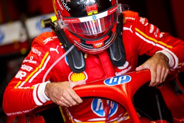 55 Carlos Sainz (ESP, Scuderia Ferrari HP), F1 Grand Prix of Great Britain at Silverstone Circuit on July 7, 2024 in Silverstone, Great Britain. (Photo by HOCH ZWEI) Silverstone Great Britain