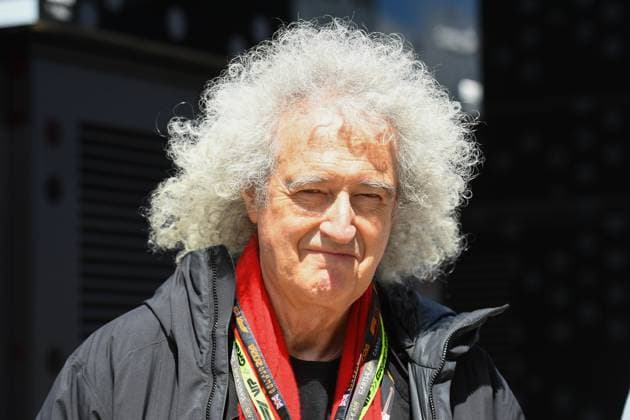 F1 Grand Prix of Great Britain Sir Brian May is attending the Formula 1 Qatar Airways British Grand Prix at the Silverstone Circuit in Towcester, England, on Friday, July 5, 2024. United Kingdom  Copyright: xMIxNewsx originalFilename:fletcher-formula1240707_np6ne.jpg