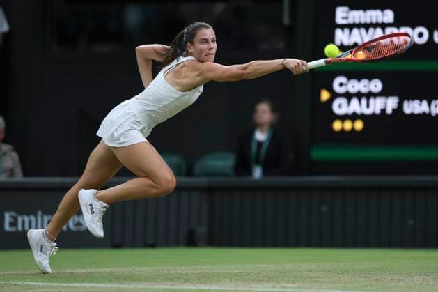 Emma Navarro (USA) Tennis - Wimbledon 2024 - Grand Slam ITF ATP, Tennis Herren WTA, Tennis Damen - AELTC - London - - Great Britain - 7 July 2024. Copyright: xJuergenxHasenkopfx