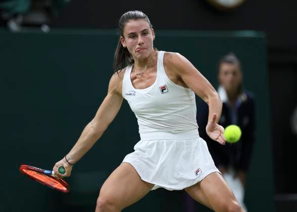 Emma Navarro (USA) Tennis - Wimbledon 2024 - Grand Slam ITF ATP, Tennis Herren WTA, Tennis Damen - AELTC - London - - Great Britain - 7 July 2024. Copyright: xJuergenxHasenkopfx