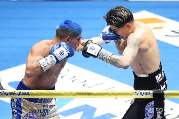 Sport Themen der Woche KW27 Sport Bilder des Tages (L to R) Fernando Martinez (ARG), Kazuto Ioka (JPN), JULY 7, 2024 - Boxing : WBA & IBF World Super Flyweight Unification bout at Ryogoku Kokugikan in Tokyo, Japan. Noxthirdxpartyxsales  (258904069)