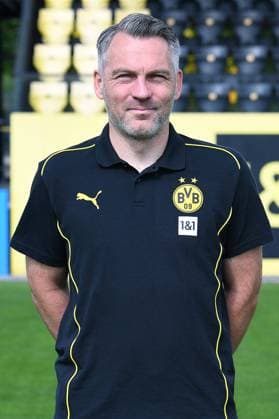 Borussia Dortmund II; 3.Liga, Porträttermin 2024 2025 Trainer Cheftrainer Jan Zimmermann; Borussia Dortmund II; 3. Liga, Porträttermin 2024 2025