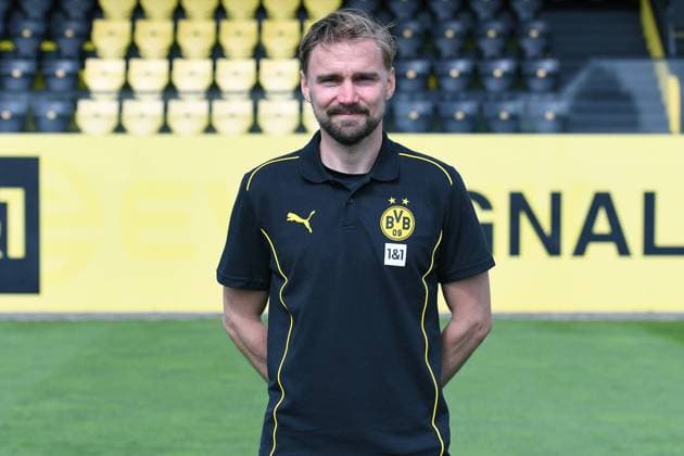 Borussia Dortmund II; 3.Liga, Porträttermin 2024 2025 Co-Trainer Marcel Schmelzer; Borussia Dortmund II; 3. Liga, Porträttermin 2024 2025