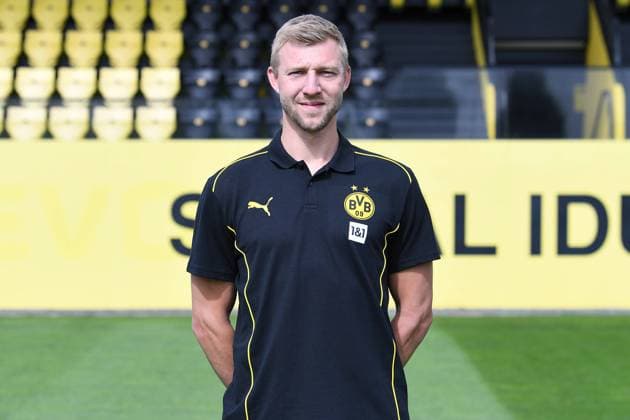 Borussia Dortmund II; 3.Liga, Porträttermin 2024 2025 Co-Trainer Julian Koch; Borussia Dortmund II; 3. Liga, Porträttermin 2024 2025