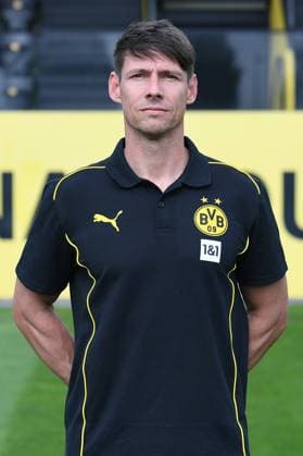 Borussia Dortmund II; 3.Liga, Porträttermin 2024 2025 Athletiktrainer Benjamin Schüßler; Borussia Dortmund II; 3. Liga, Porträttermin 2024 2025