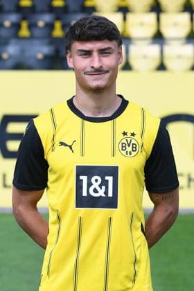 Borussia Dortmund II; 3.Liga, Porträttermin 2024 2025 Guillermo Bueno; Borussia Dortmund II; 3. Liga, Porträttermin 2024 2025
