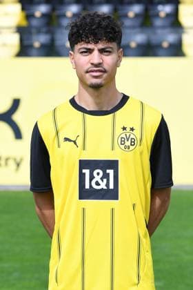 Borussia Dortmund II; 3.Liga, Porträttermin 2024 2025 Ayman Azhil; Borussia Dortmund II; 3. Liga, Porträttermin 2024 2025