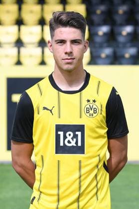 Borussia Dortmund II; 3.Liga, Porträttermin 2024 2025 Franz Roggow; Borussia Dortmund II; 3. Liga, Porträttermin 2024 2025