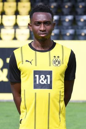 Borussia Dortmund II; 3.Liga, Porträttermin 2024 2025 Moses Otuali; Borussia Dortmund II; 3. Liga, Porträttermin 2024 2025