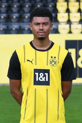 Borussia Dortmund II; 3.Liga, Porträttermin 2024 2025 Jayden Braaf; Borussia Dortmund II; 3. Liga, Porträttermin 2024 2025