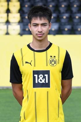 Borussia Dortmund II; 3.Liga, Porträttermin 2024 2025 Felix Paschke; Borussia Dortmund II; 3. Liga, Porträttermin 2024 2025