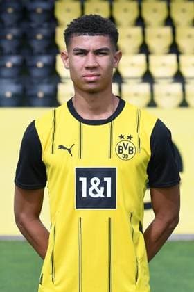 Borussia Dortmund II; 3.Liga, Porträttermin 2024 2025 Jordi Paulina; Borussia Dortmund II; 3. Liga, Porträttermin 2024 2025