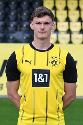 Borussia Dortmund II; 3.Liga, Porträttermin 2024 2025 David Lelle; Borussia Dortmund II; 3. Liga, Porträttermin 2024 2025