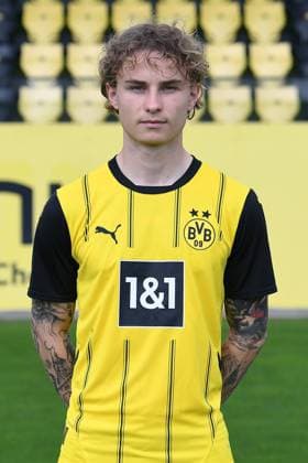 Borussia Dortmund II; 3.Liga, Porträttermin 2024 2025 Niklas Jessen; Borussia Dortmund II; 3. Liga, Porträttermin 2024 2025