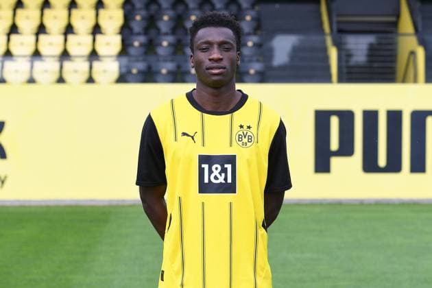 Borussia Dortmund II; 3.Liga, Porträttermin 2024 2025 Abdoulaye Kamara; Borussia Dortmund II; 3. Liga, Porträttermin 2024 2025