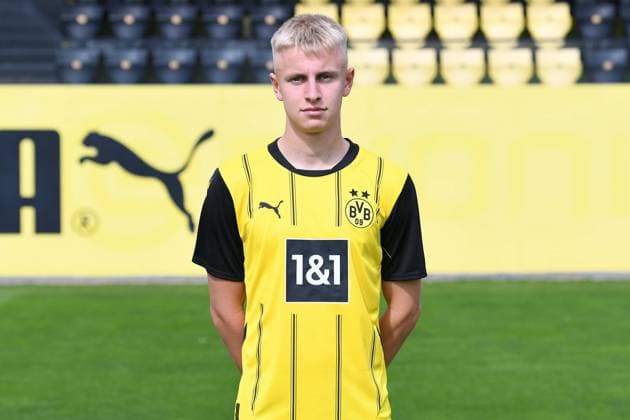 Borussia Dortmund II; 3.Liga, Porträttermin 2024 2025 Danylo Krevsun; Borussia Dortmund II; 3. Liga, Porträttermin 2024 2025
