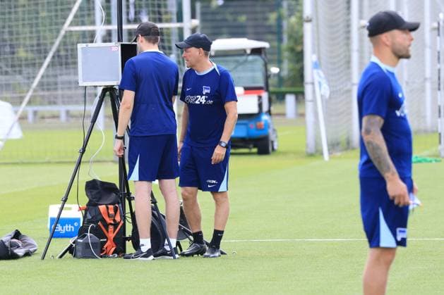 DEU, DFL, 2. FBL Hertha BSC, Training, 08.07.2024, Sportforum, Berlin, DEU, DFL, 2. FBL Hertha BSC, Training, im Bild Dirk Kunert (Hertha BSC) DFL - regulations prohibit any use of Photographs as image sequences and or quasi-video Foto: Juergen Engler nordphoto GmbH