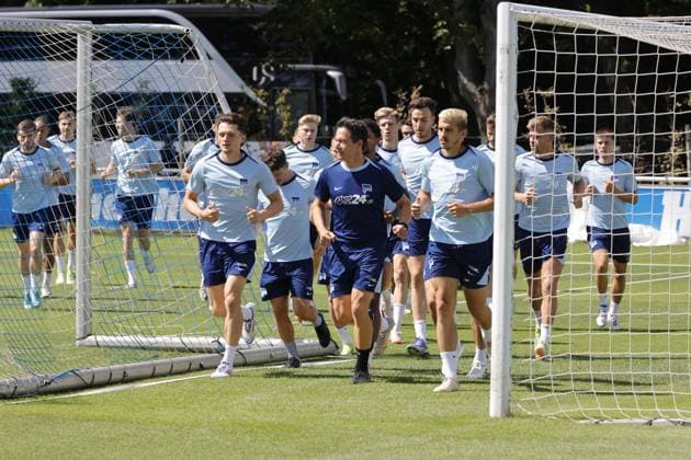 Deutschland, Berlin, Sportpark, GER, 2.FBL, Hertha BSC, Saison 2024 25, Training
