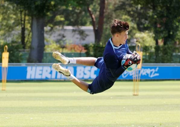 Deutschland, Berlin, Sportpark, GER, 2.FBL, Hertha BSC, Saison 2024 25, Training, Foto:Robert Kwasigroch