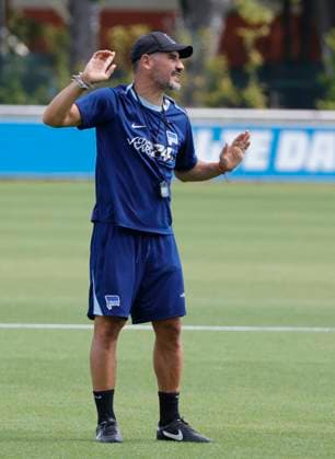 Deutschland, Berlin, Sportpark, GER, 2.FBL, Hertha BSC, Saison 2024 25, Training, Foto:Trainer Cristian Fiel, Hertha BSC