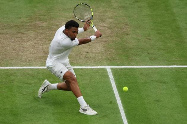 Arthur Fils of France Wimbledon Tennis Championships, Day 8, The All England Lawn Tennis and Croquet Club, London, UK - 08 Jul 2024  Copyright: xEllaxLing Shutterstockx 14575858v