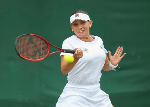 Sonja Zhenikhova (GER) Einzel GS Tennis - Wimbledon 2024 - Grand Slam ITF ATP, Tennis Herren WTA, Tennis Damen - AELTC - London - - Great Britain - 8 July 2024. Copyright: xJuergenxHasenkopfx
