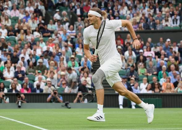 Alexander Zverev (GER) Tennis - Wimbledon 2024 - Grand Slam ITF ATP, Tennis Herren WTA, Tennis Damen - AELTC - London - - Great Britain - 8 July 2024. Copyright: xJuergenxHasenkopfx