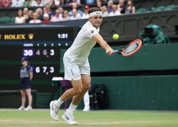 Taylor Fritz Tennis - Wimbledon 2024 - Grand Slam ITF ATP, Tennis Herren WTA, Tennis Damen - AELTC - London - - Great Britain - 8 July 2024. Copyright: xJuergenxHasenkopfx