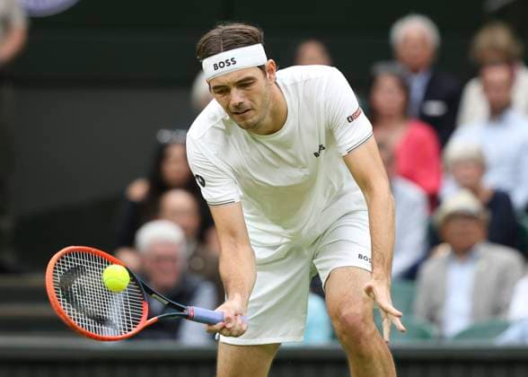 Taylor Fritz Tennis - Wimbledon 2024 - Grand Slam ITF ATP, Tennis Herren WTA, Tennis Damen - AELTC - London - - Great Britain - 8 July 2024. Copyright: xJuergenxHasenkopfx