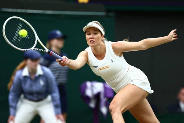 Danielle Collins of USA Wimbledon Tennis Championships, Day 8, The All England Lawn Tennis and Croquet Club, London, UK - 08 Jul 2024  Copyright: xJamesxMarsh Shutterstockx 14575857fn