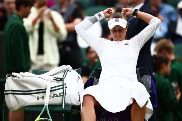 Barbora Krejcikova of Czech Republic Wimbledon Tennis Championships, Day 8, The All England Lawn Tennis and Croquet Club, London, UK - 08 Jul 2024  Copyright: xJamesxMarsh Shutterstockx 14575857fq
