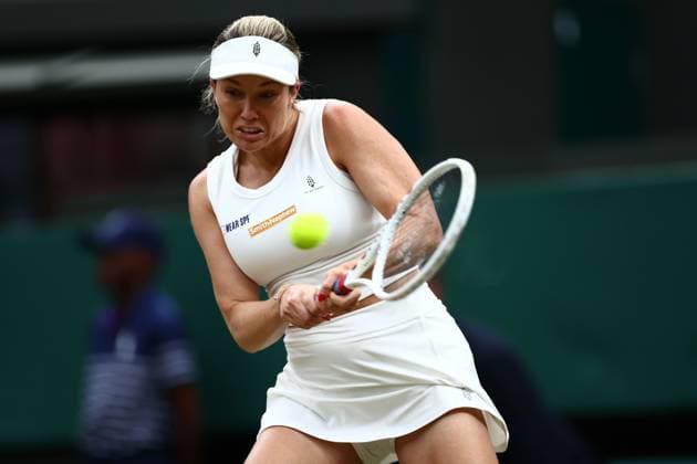 Danielle Collins of USA Wimbledon Tennis Championships, Day 8, The All England Lawn Tennis and Croquet Club, London, UK - 08 Jul 2024  Copyright: xJamesxMarsh Shutterstockx 14575857fp