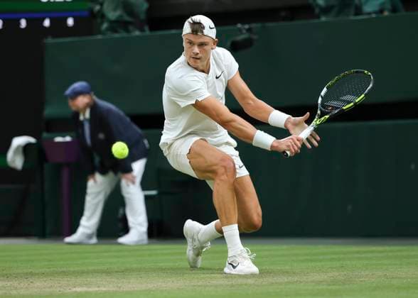 Holger Rune Tennis - Wimbledon 2024 - Grand Slam ITF ATP, Tennis Herren WTA, Tennis Damen - AELTC - London - - Great Britain - 8 July 2024. Copyright: xJuergenxHasenkopfx