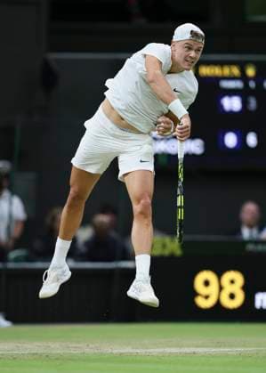 Holger Rune Tennis - Wimbledon 2024 - Grand Slam ITF ATP, Tennis Herren WTA, Tennis Damen - AELTC - London - - Great Britain - 8 July 2024. Copyright: xJuergenxHasenkopfx