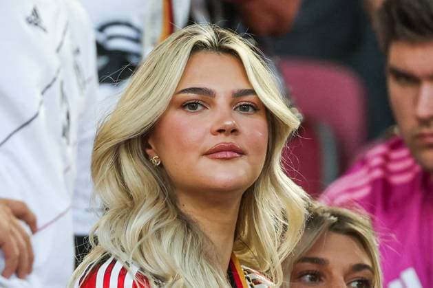 EM 2024: Spanien - Deutschland am 05.07.2024 in der Stuttgart Arena in Stuttgart Lea Prinz, Freundin von Maximilian Mittelstädt Mittelstaedt (Deutschland 18)