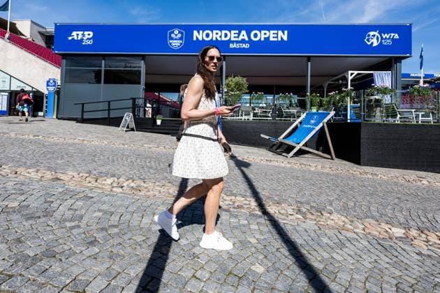 240709 Tournament Director Sofia Arvidsson inför dag 2 av WTA, Tennis Damen Nordea Open den 9 juli 2024 i Bastad. Copyright: NICLASxJÖNSSON BB240709NO003