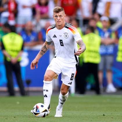 KROOS Toni Team Deutschland UEFA Fussball EURO 2024 in Deutschland Viertelfinale Spanien - Deutschland 2 : 1 am 05.07.2024 in Stuttgart DFL REGULATIONS PROHIBIT ANY USE OF PHOTOGRAPHS as IMAGE SEQUENCES and or QUASI-VIDEO Copyright: xLacixPerenyix