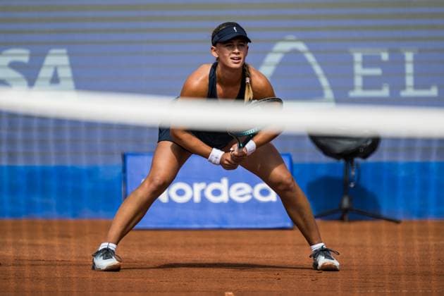240709 Nellie Taraba Wallberg, Sverige under dag 2 av WTA, Tennis Damen Nordea Open den 9 juli 2024 i Bastad. Copyright: NICLASxJÖNSSON BB240709NO034