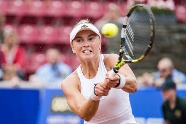 240709 Caijsa Hennemann, Sverige under dag 2 av WTA, Tennis Damen Nordea Open den 9 juli 2024 i Bastad. Copyright: NICLASxJÖNSSON BB240709NO059