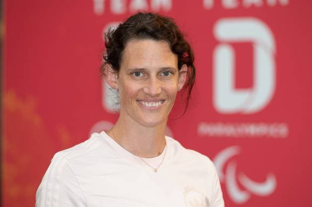Lena SCHOENEBORN, Schöneborn, ehemalige Leichtathletin, Moderner Fuenfkampf, Portraet, Porträt, Portrait, Angeschnittenes Einzelbild, Einzelmotiv, Einkleidung der Deutschen Olympiamannschaft Team D fuer die Olympischen Spiele und die Paralympics 2024 in Paris Frankreich am 09.07.2024 in Duesseldorf, Â *** Lena SCHOENEBORN, Schöneborn, former track and field athlete, modern pentathlon, portrait, portrait, cropped single image, single motif, dressing of the German Olympic team Team D for the Olympic Games and the Paralympics 2024 in Paris France on 09 07 2024 in Duesseldorf, Â