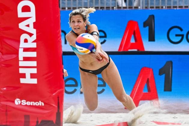 Sport Themen der Woche KW28 Sport Bilder des Tages Beach Pro Tour - Elite 16 Vienna, 09.07.2024, Wien Laura Ludwig (GER); Beach Pro Tour - Elite 16 Vienna, Wien am 09.07.2024 *** Beach Pro Tour Elite 16 Vienna, 09 07 2024, Vienna Laura Ludwig GER Beach Pro Tour Elite 16 Vienna, Vienna on 09 07 2024 Copyright: xBEAUTIFULxSPORTS PeterxWeberx