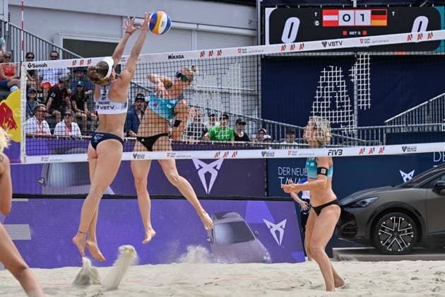 Beach Pro Tour - Elite 16 Vienna, 09.07.2024, Wien Louisa Lippmann (GER); Beach Pro Tour - Elite 16 Vienna, Wien am 09.07.2024 Copyright: xBEAUTIFULxSPORTS PeterxWeberx