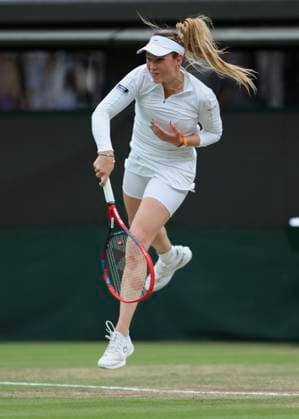 Donna Vekic Tennis - Wimbledon 2024 - Grand Slam ITF ATP, Tennis Herren WTA, Tennis Damen - AELTC - London - - Great Britain - 9 July 2024. Copyright: xJuergenxHasenkopfx