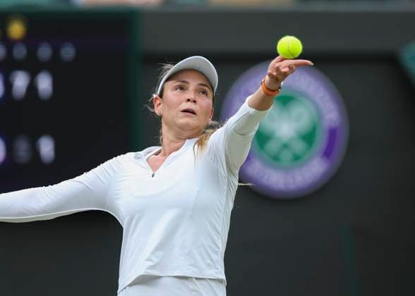 Donna Vekic Tennis - Wimbledon 2024 - Grand Slam ITF ATP, Tennis Herren WTA, Tennis Damen - AELTC - London - - Great Britain - 9 July 2024. Copyright: xJuergenxHasenkopfx